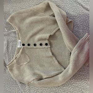 Off white knitted sweater